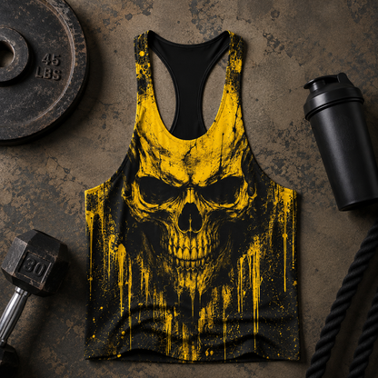 Skull 3D Racerback Tank Top- TT03172