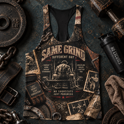 Bodybuilding Racerback Tank Top- TT03375