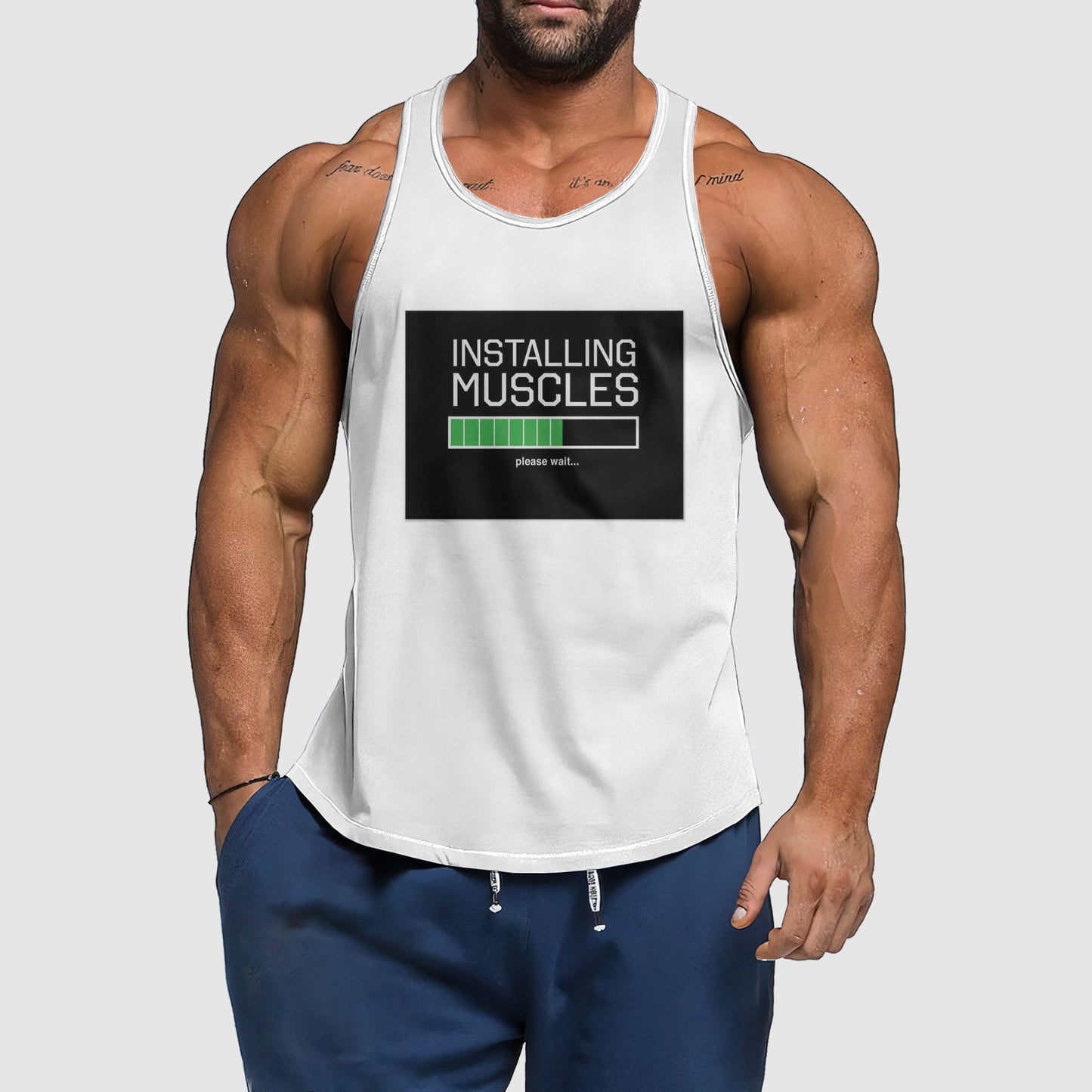 Ultimate Gym Tank Top for Men: Stay Cool and Comfy During Intense Workouts- TT00356