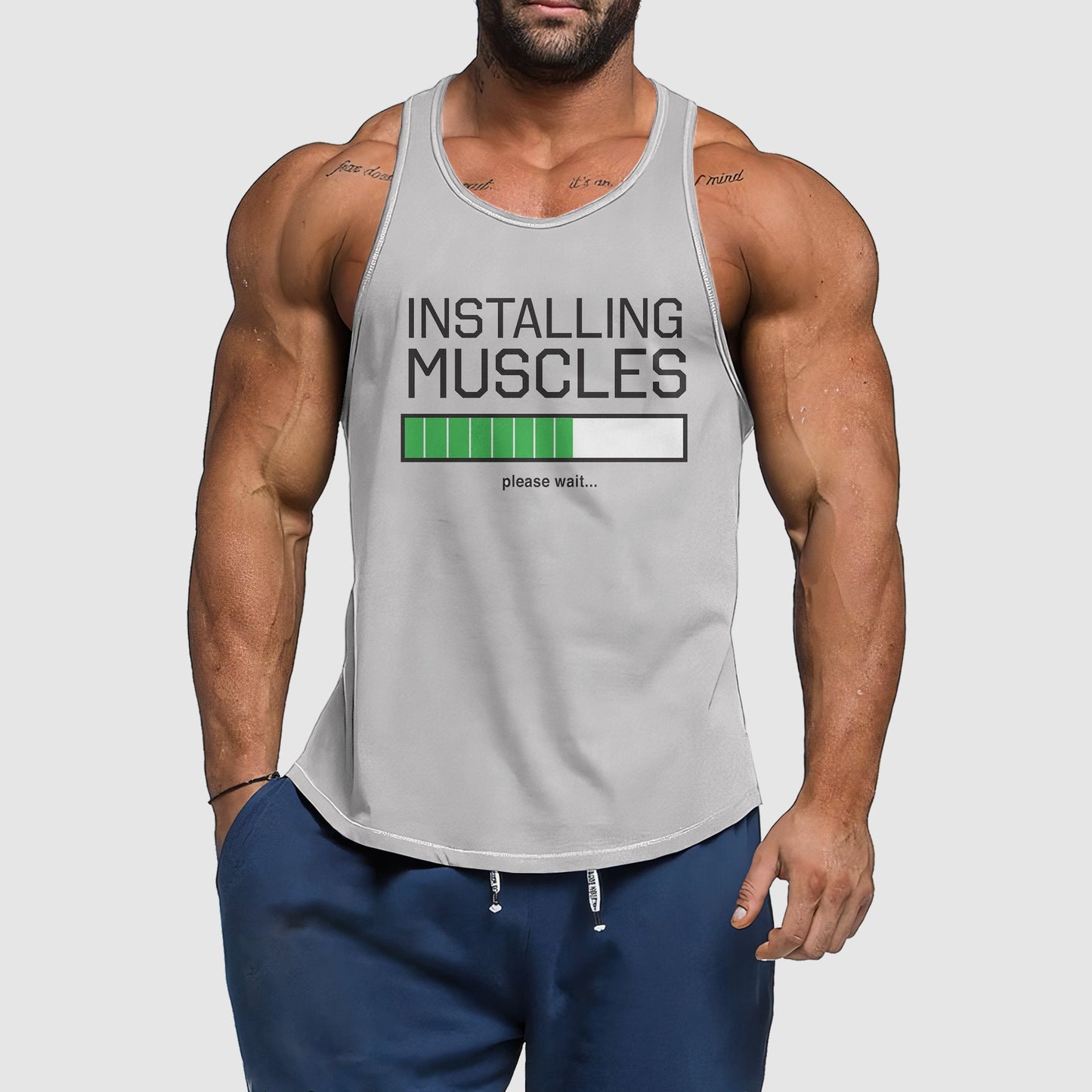 Ultimate Gym Tank Top for Men: Stay Cool and Comfy During Intense Workouts- TT00359