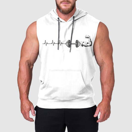 Ultimate Gym Sleeveless Hoodie for Men: Stay Cool and Comfy During Intense Workouts- TT00575