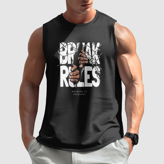 Gym-Ready Round Neck Tank Top- TT00593