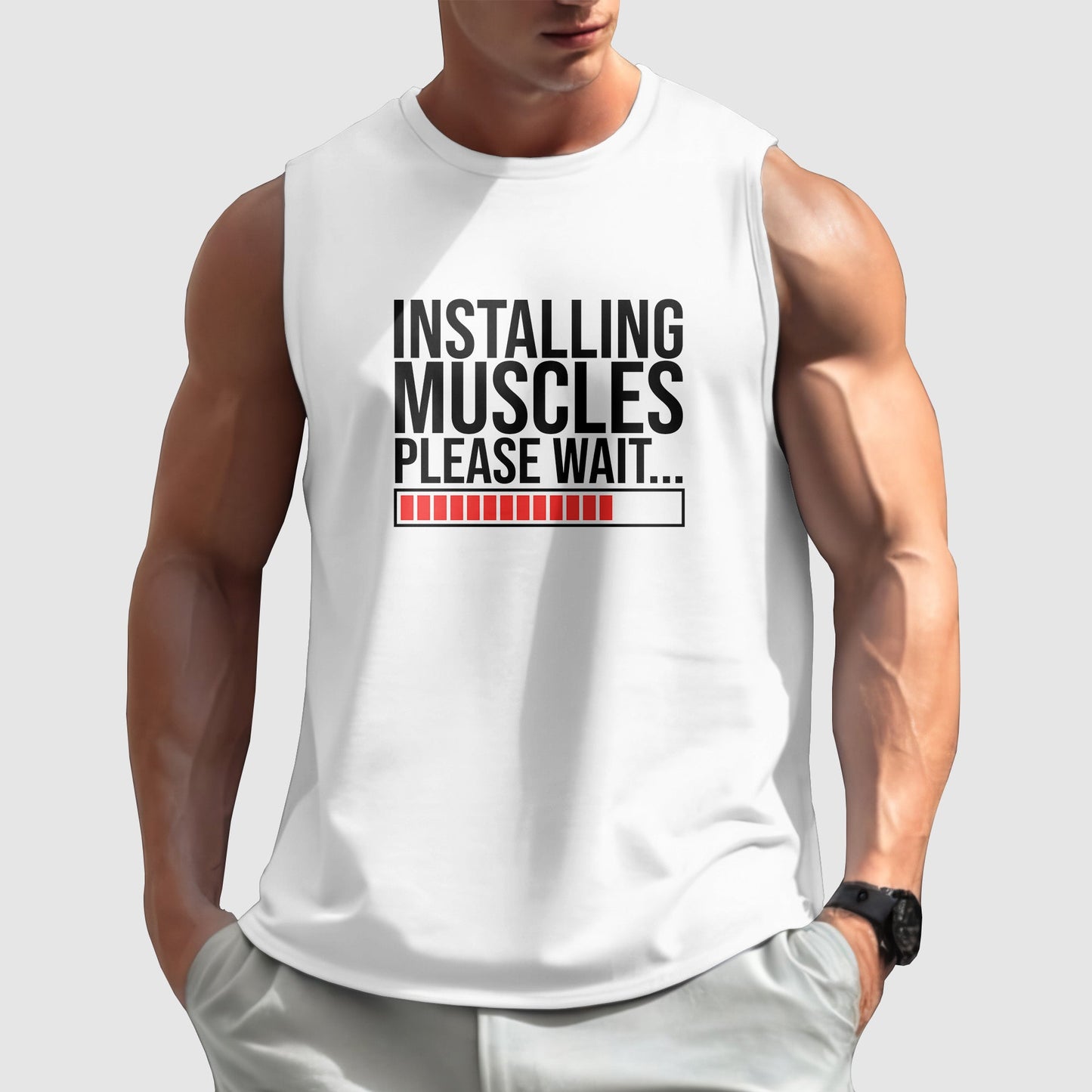 Gym-Ready Round Neck Tank Top- TT00618