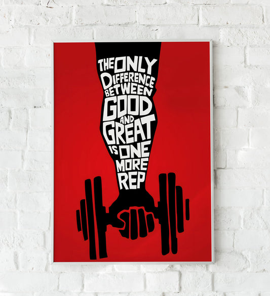 Motivational Gym Canvas Poster- TT00837