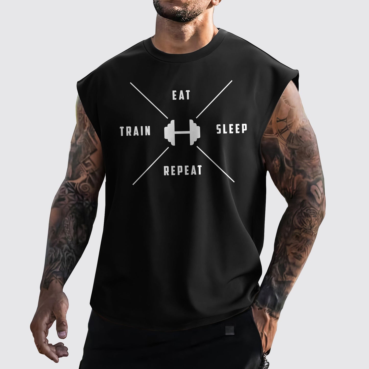 MuscleMax Cut-Off Tank- TT01026