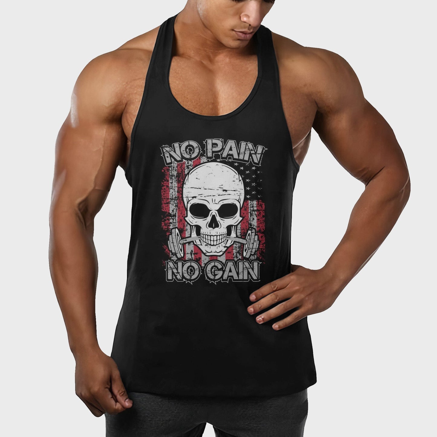 Customizable Bodybuilding Racerback Tank Top- TT01394