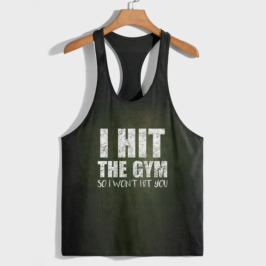 Customizable Bodybuilding Racerback Tank Top- TT01398