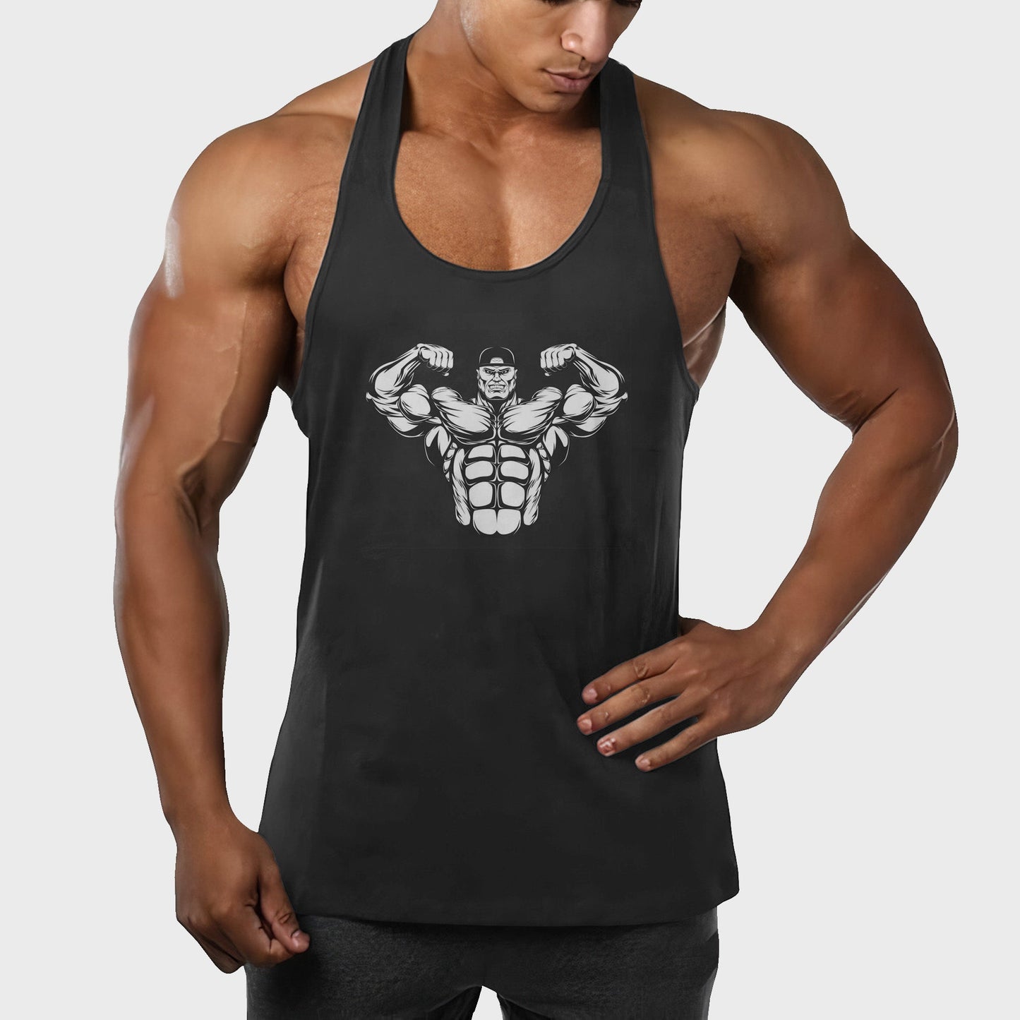 Customizable Bodybuilding Racerback Tank Top- TT01416