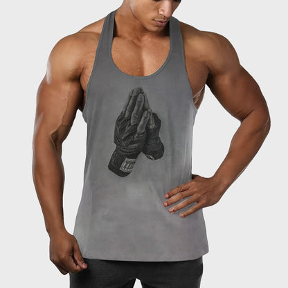 Customizable Bodybuilding Racerback Tank Top- TT01422