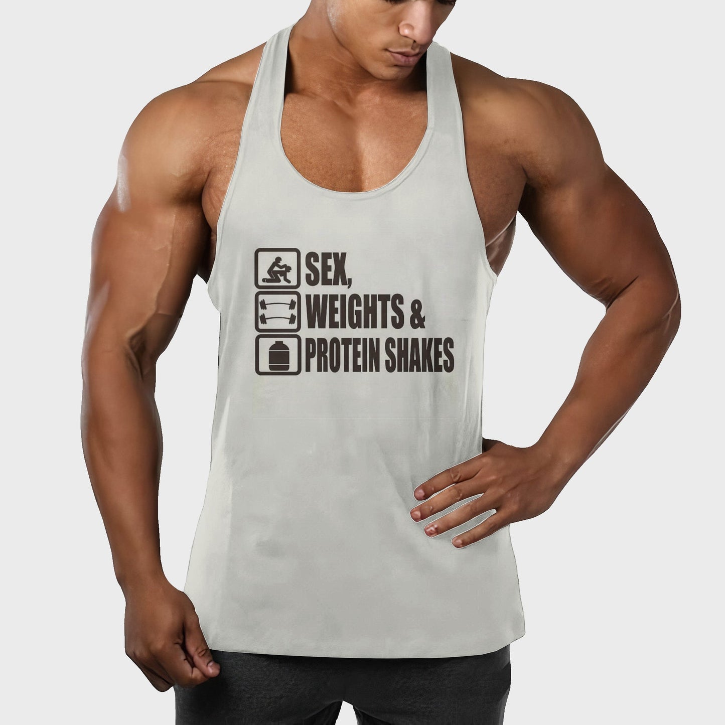 Customizable Bodybuilding Racerback Tank Top- TT01425