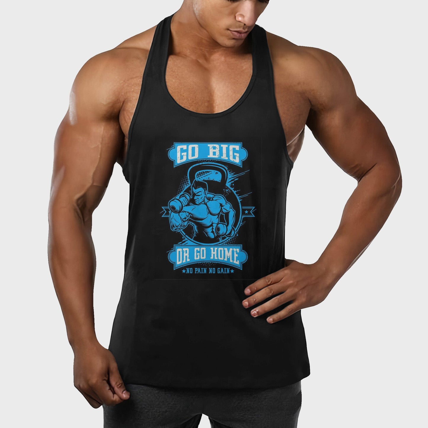 Customizable Bodybuilding Racerback Tank Top- TT01437