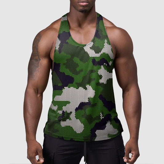 StealthFlex Camo Tank Top- Performance Fit for Bodybuilders- TT01560