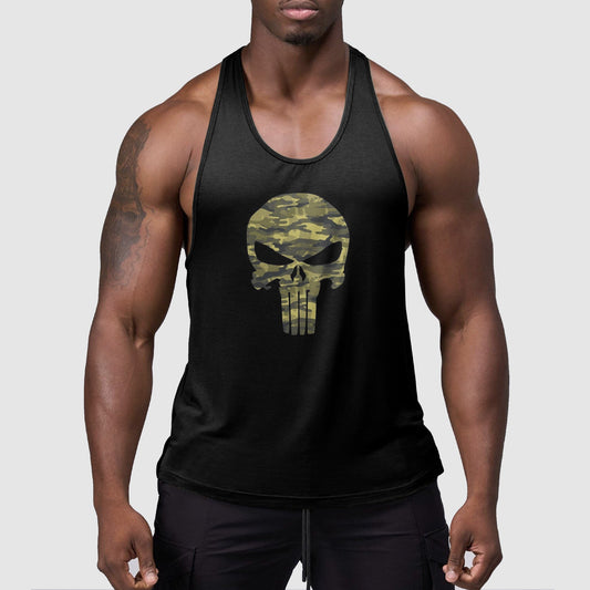 StealthFlex Camo Tank Top- Performance Fit for Bodybuilders- TT01596