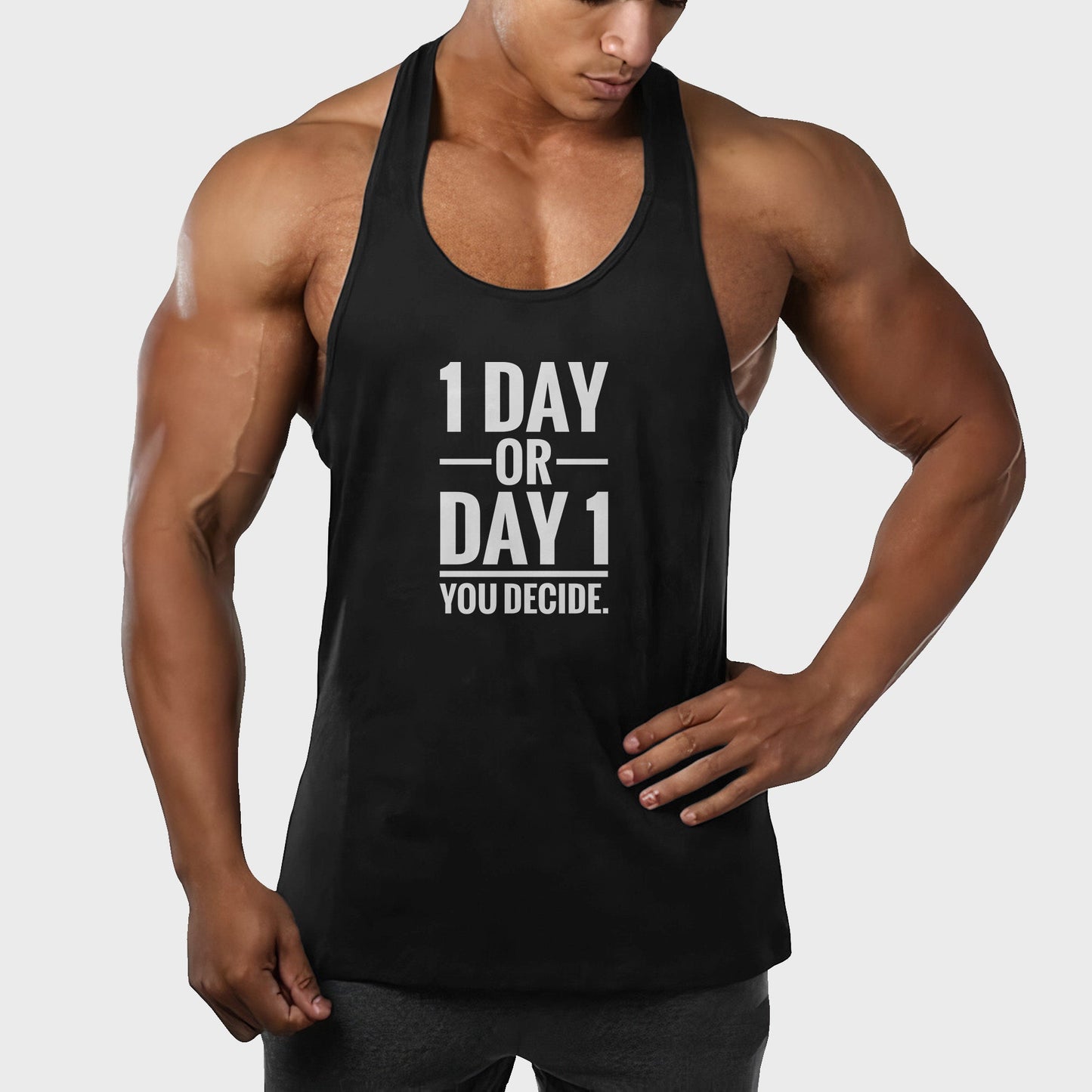 Customizable Bodybuilding Racerback Tank Top- TT01623