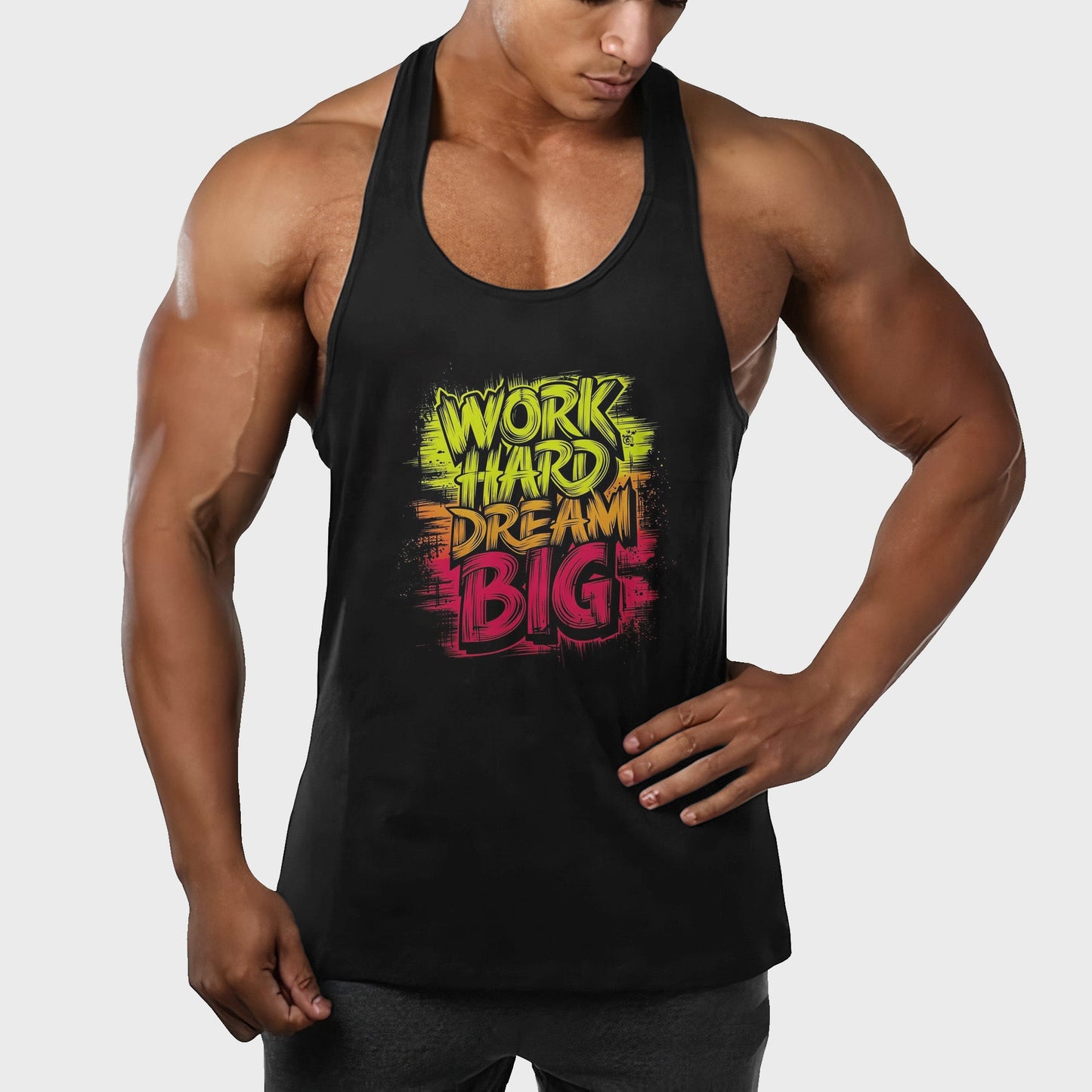 Customizable Bodybuilding Racerback Tank Top- TT01624