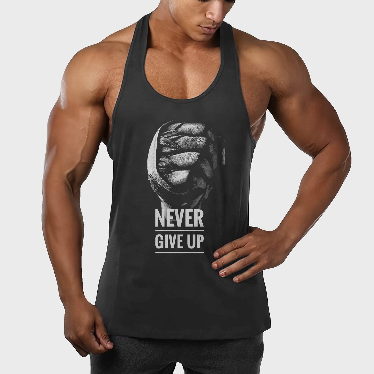 Customizable Bodybuilding Racerback Tank Top- TT01631