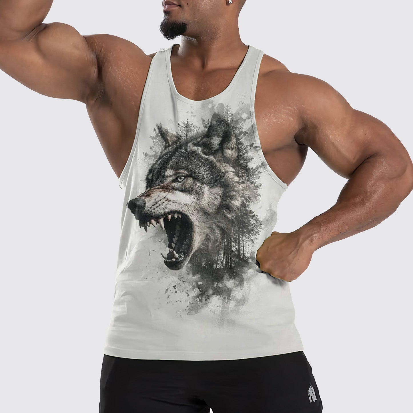 Wolf Howl Tank Top – Strength and Spirit Edition- TT01645