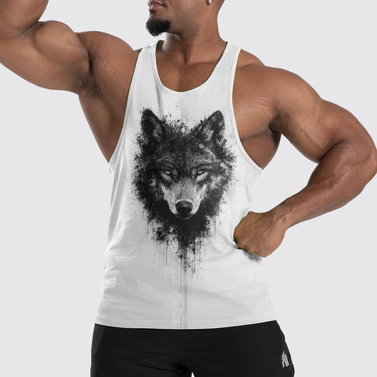 Wolf Howl Tank Top – Strength and Spirit Edition- TT01657