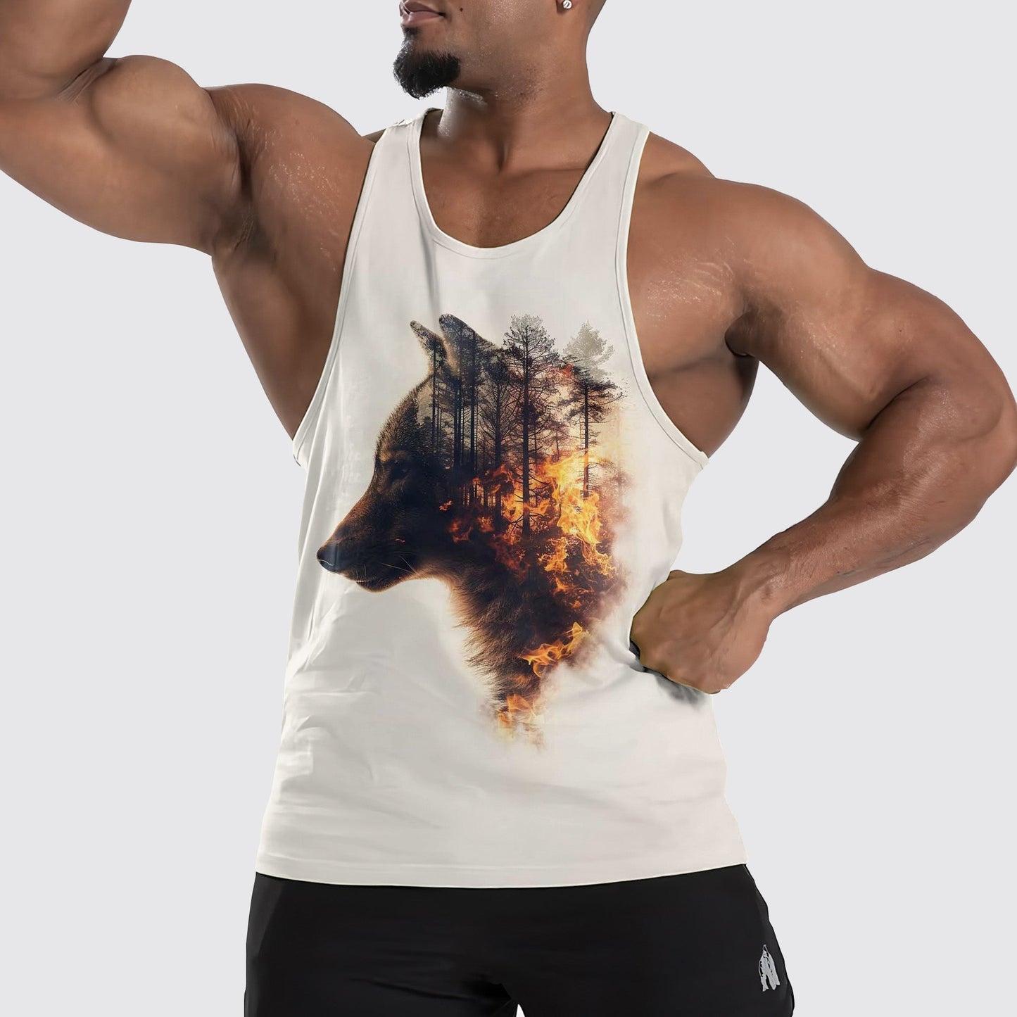 Wolf Howl Tank Top – Strength and Spirit Edition- TT01658