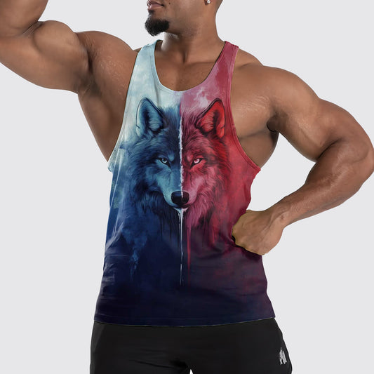 Wolf Howl Tank Top – Strength and Spirit Edition- TT01666