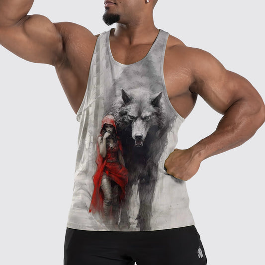 Wolf Howl Tank Top – Strength and Spirit Edition- TT01668