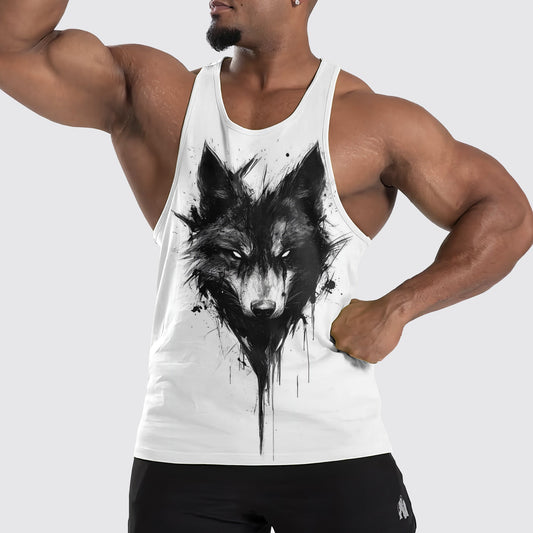 Wolf Howl Tank Top – Strength and Spirit Edition- TT01678