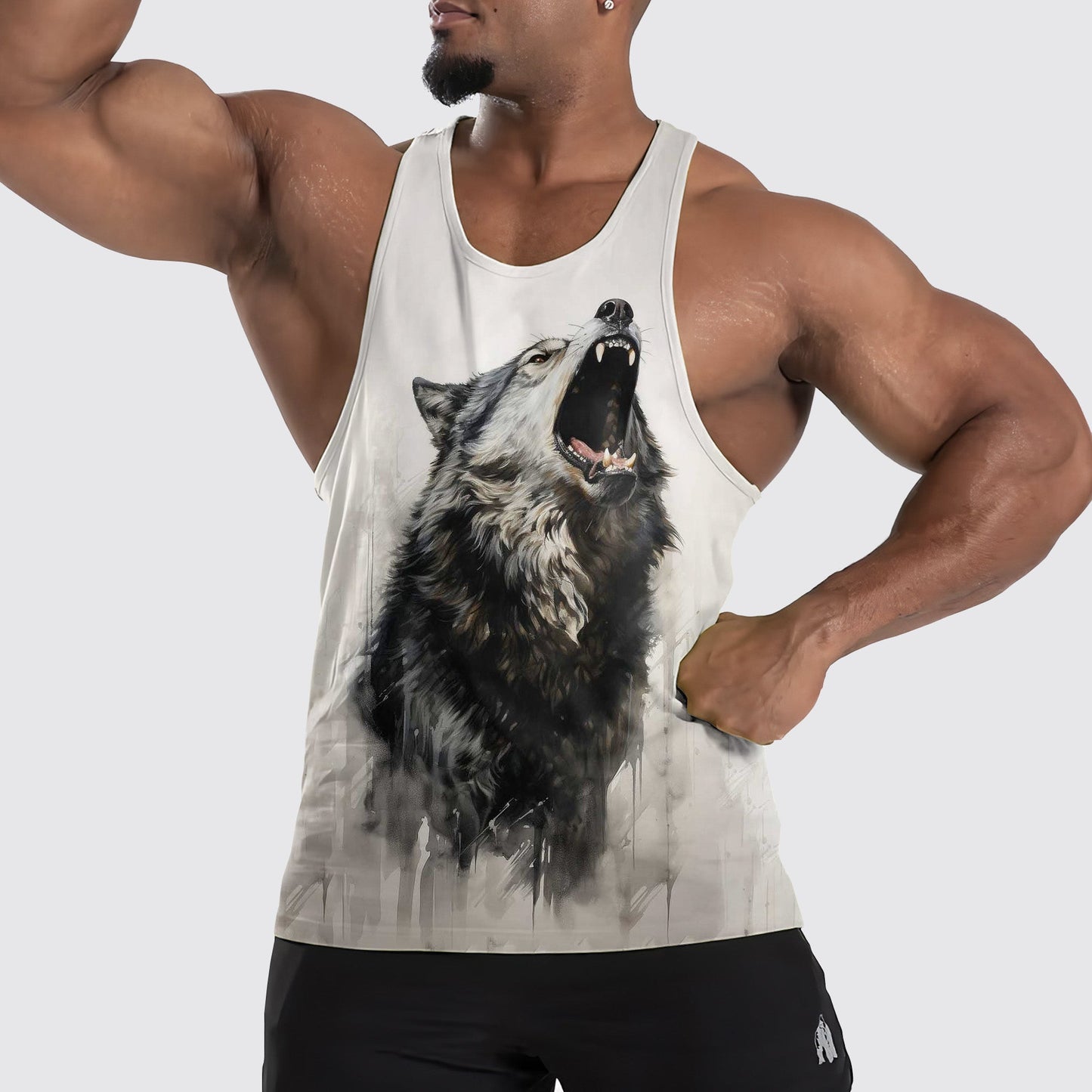 Wolf Howl Tank Top – Strength and Spirit Edition- TT01680