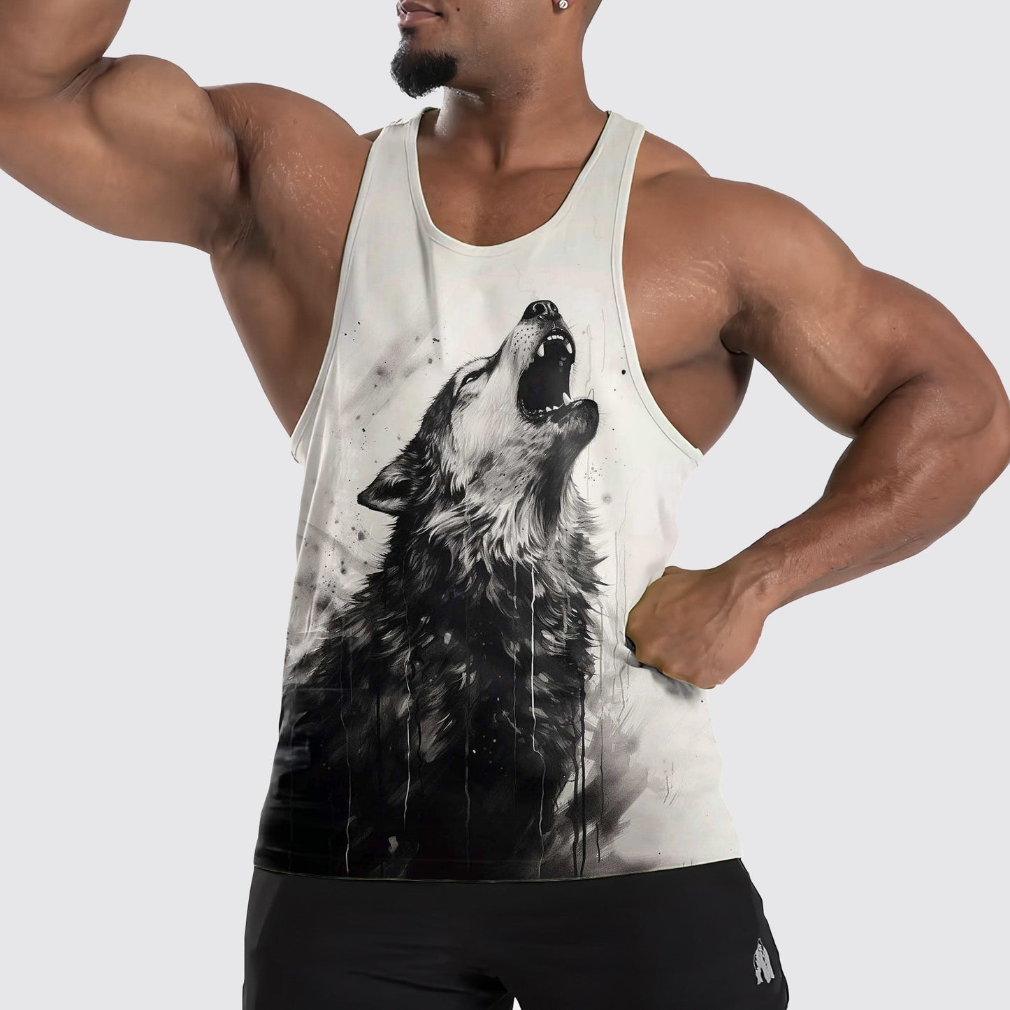 Wolf Howl Tank Top – Strength and Spirit Edition- TT01681