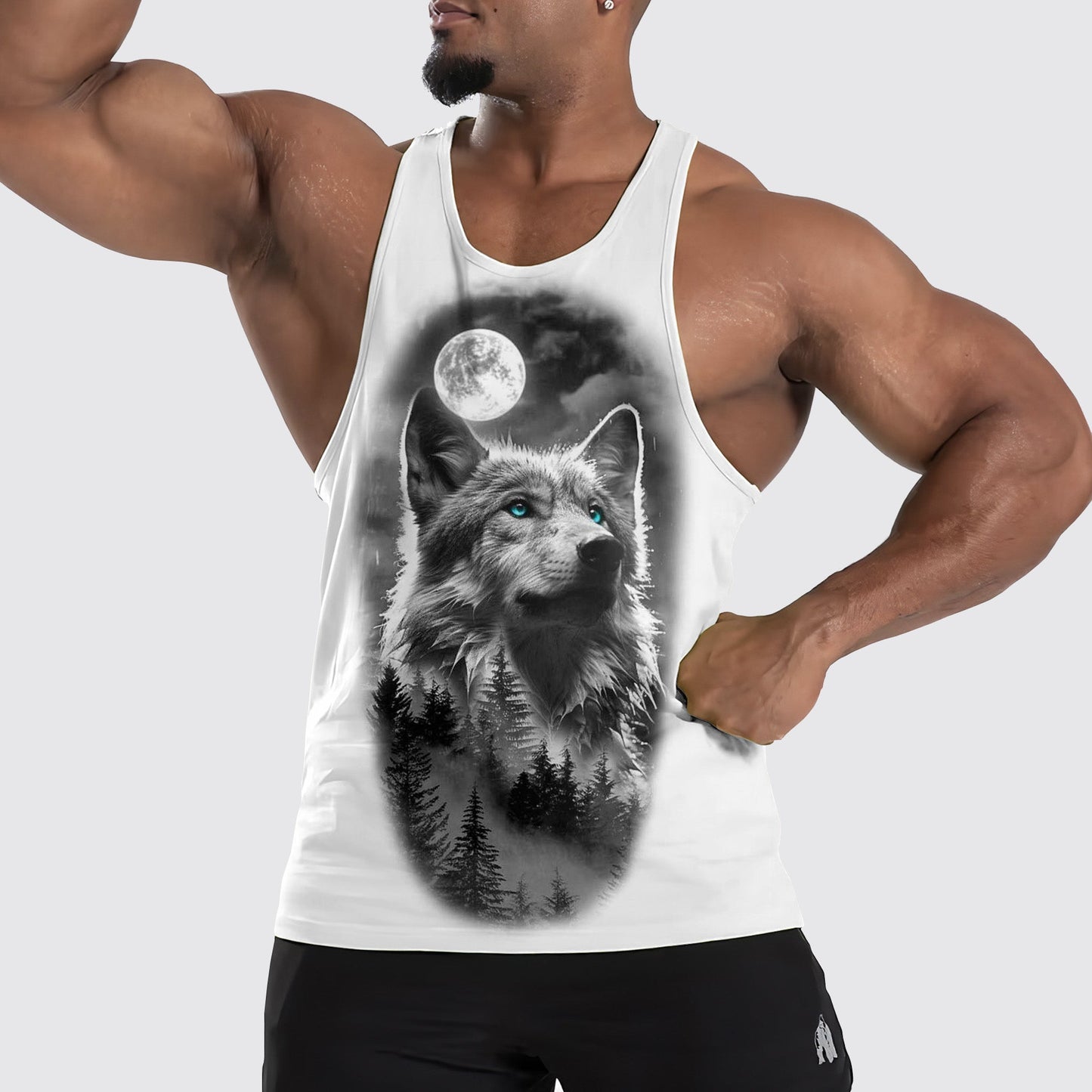 Wolf Howl Tank Top – Strength and Spirit Edition- TT01682