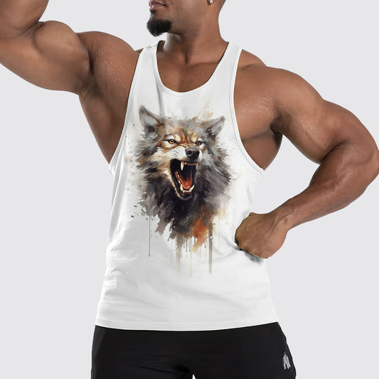 Wolf Howl Tank Top – Strength and Spirit Edition- TT01691