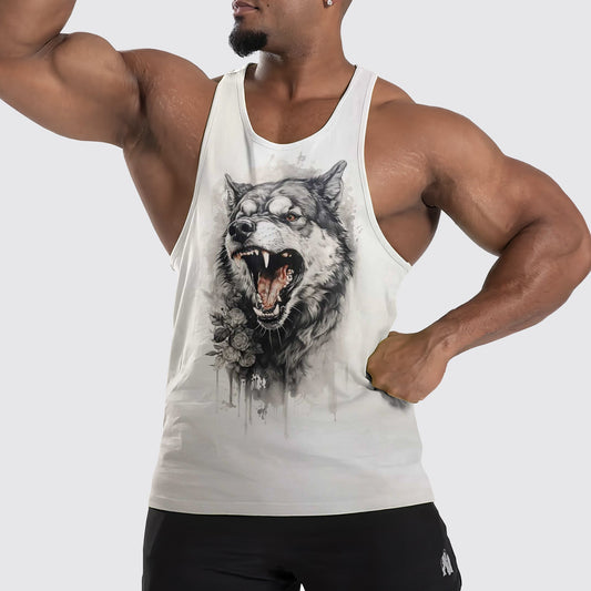 Wolf Howl Tank Top – Strength and Spirit Edition- TT01692