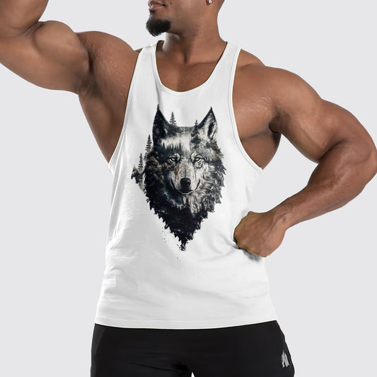 Wolf Howl Tank Top – Strength and Spirit Edition- TT01693