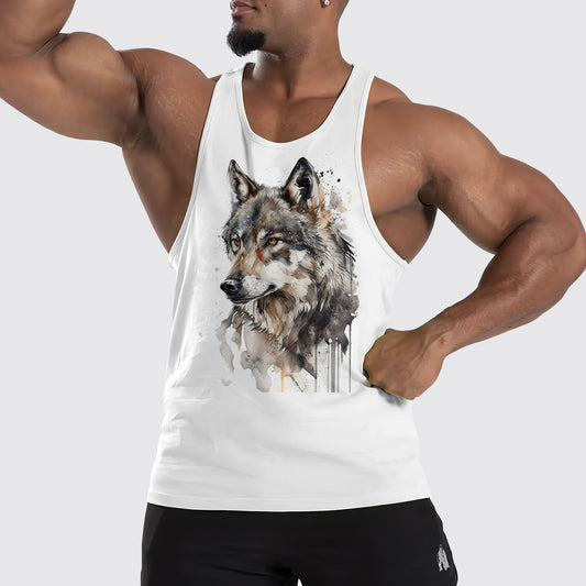 Wolf Howl Tank Top – Strength and Spirit Edition- TT01694