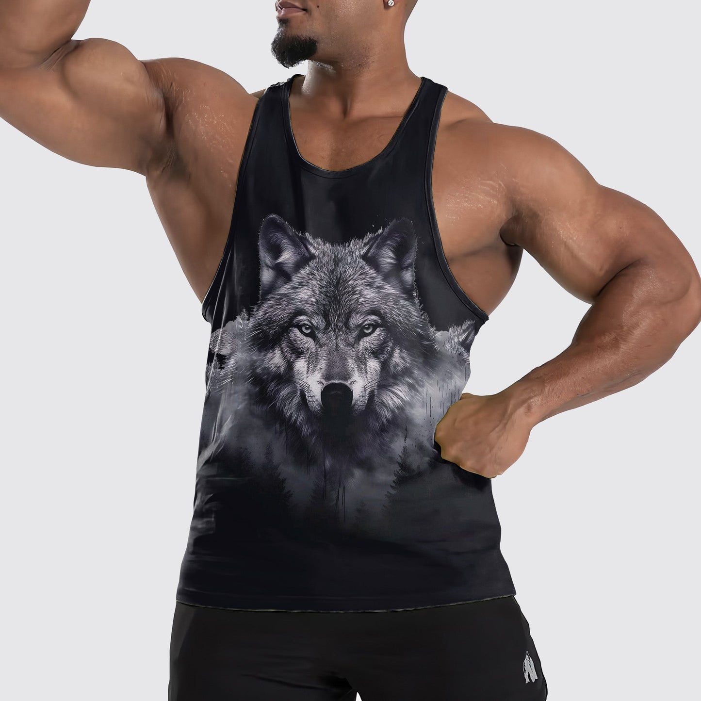 Wolf Howl Tank Top – Strength and Spirit Edition- TT01701