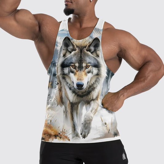 Wolf Howl Tank Top – Strength and Spirit Edition- TT01704