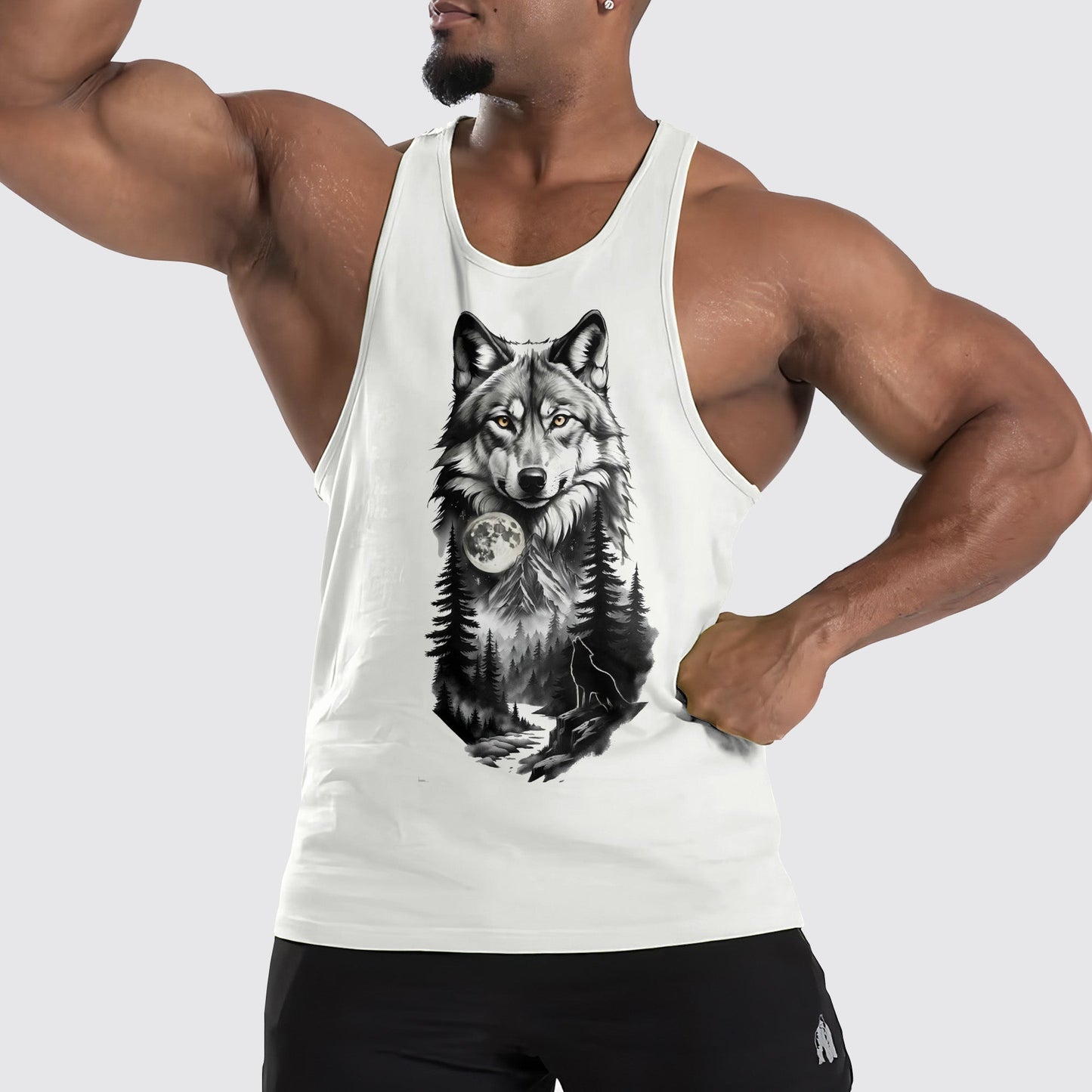 Wolf Howl Tank Top – Strength and Spirit Edition- TT01707