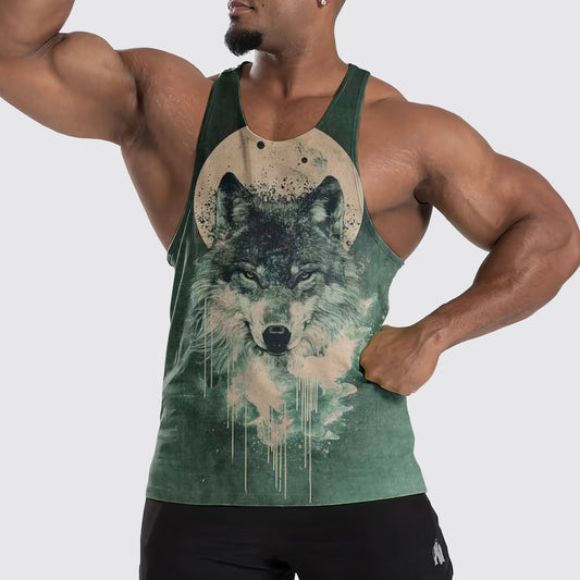 Wolf Howl Tank Top – Strength and Spirit Edition- TT01711