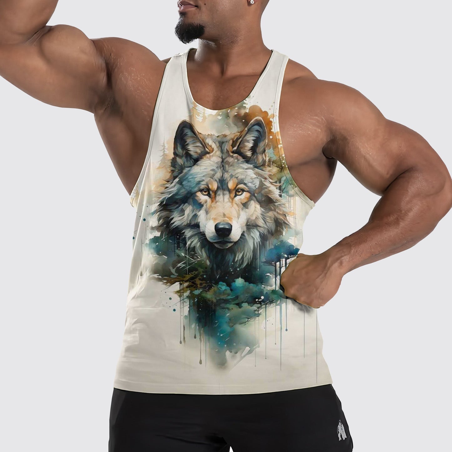 Wolf Howl Tank Top – Strength and Spirit Edition- TT01712