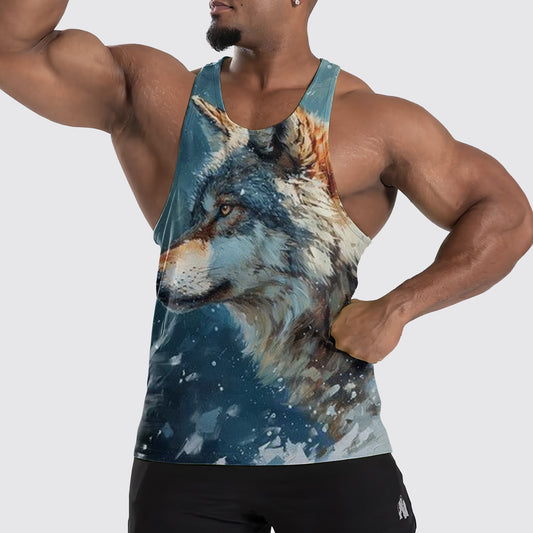 Wolf Howl Tank Top – Strength and Spirit Edition- TT01714