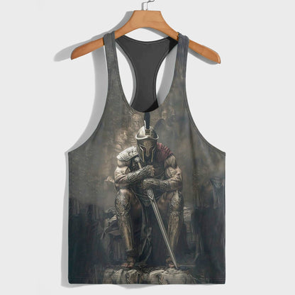 Warrior Spirit 3D Racerback Tank Top- TT01720