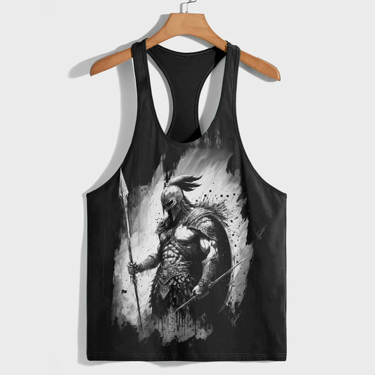 Warrior Spirit 3D Racerback Tank Top- TT01729