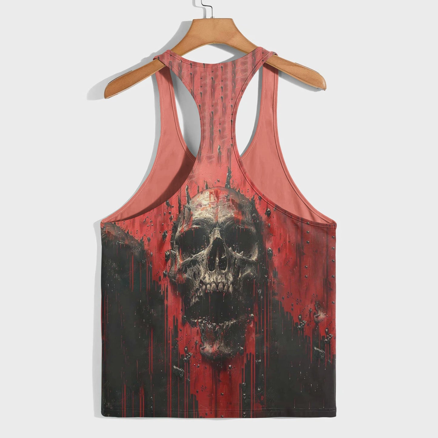 Skull 3D Racerback Tank Top- TT01767