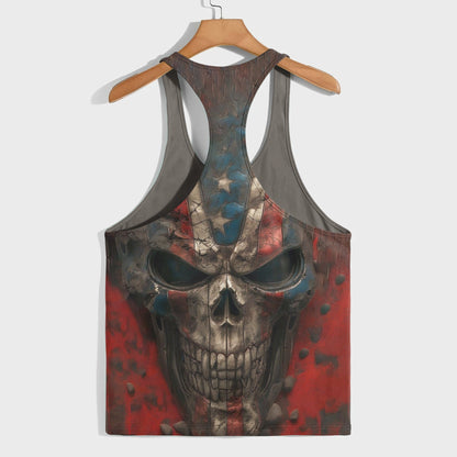 Skull 3D Racerback Tank Top- TT01771