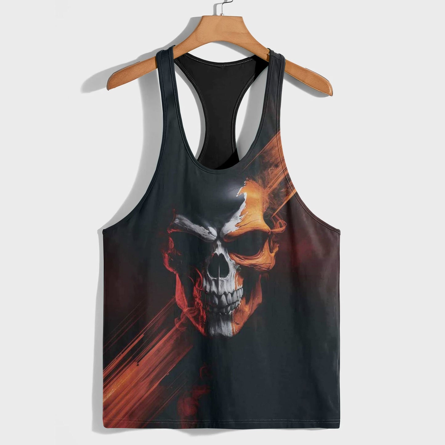 Skull 3D Racerback Tank Top- TT01773