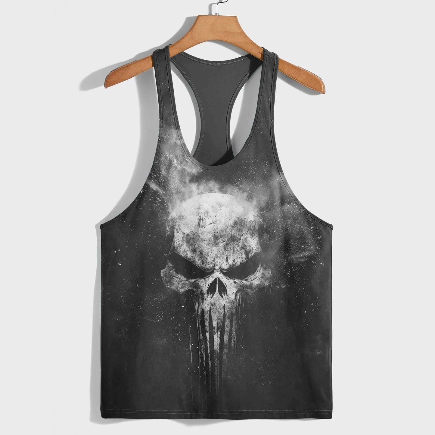 Skull 3D Racerback Tank Top- TT01778