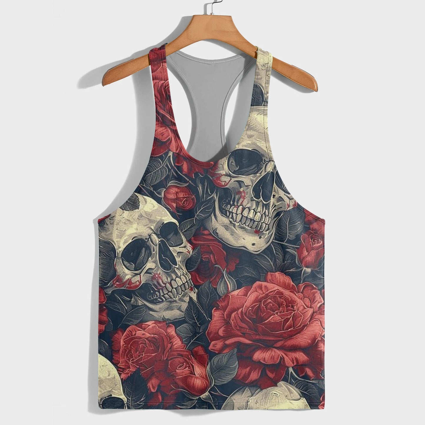 Skull 3D Racerback Tank Top- TT01797