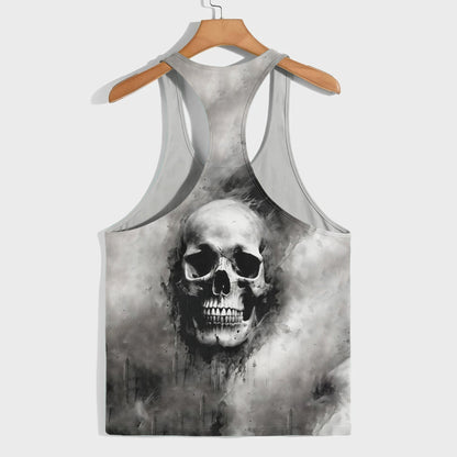 Skull 3D Racerback Tank Top- TT01810