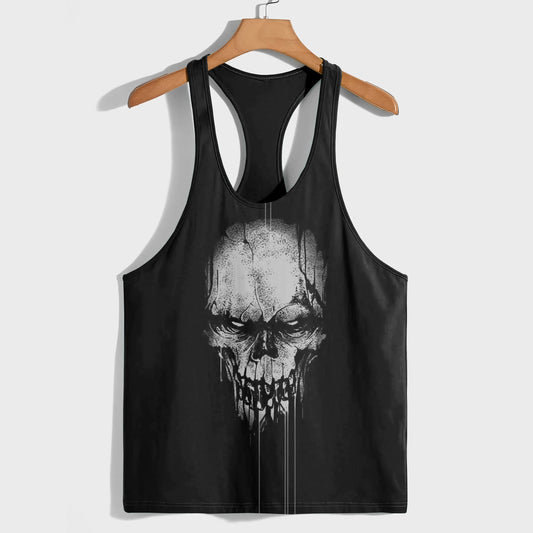 Skull 3D Racerback Tank Top- TT01819