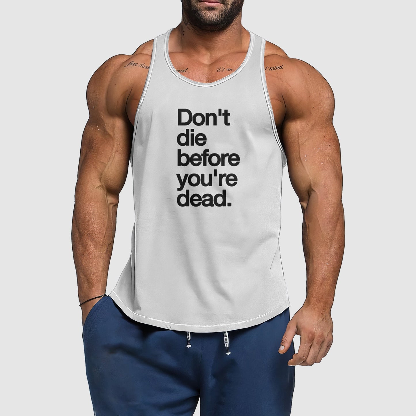 Ultimate Gym Tank Top for Men: Stay Cool and Comfy During Intense Workouts- TT02012