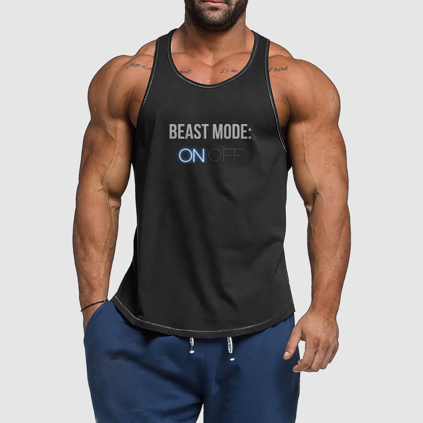 Ultimate Gym Tank Top for Men: Stay Cool and Comfy During Intense Workouts- TT02068